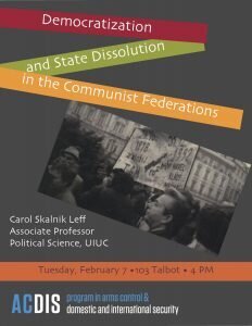 Poster for Democratization and State Dissolution in the Communist Federations
